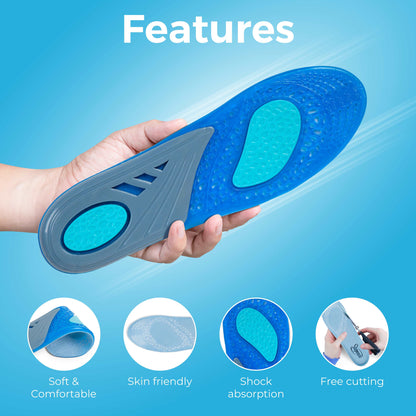 Stepease Dual Gel Insoles for Men and Women